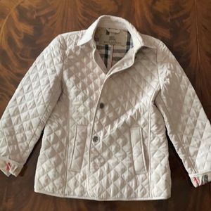 Burberry Brit Khaki Tartan Lined Jacket Sz XXL